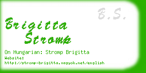 brigitta stromp business card